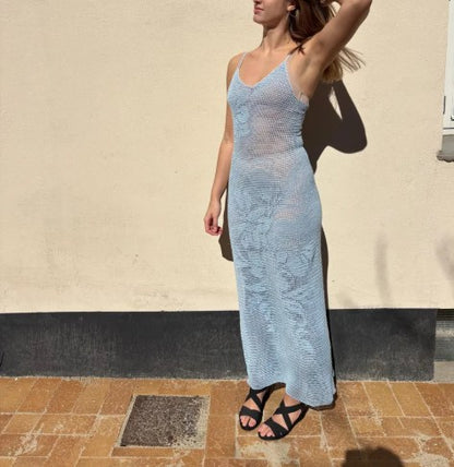 Floral Crochet Maxi Dress Pattern