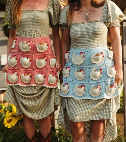 Viral Crochet Chicken Egg Apron PDF Pattern