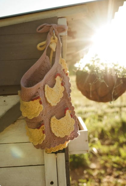 Viral Crochet Chicken Egg Apron PDF Pattern