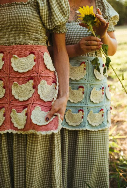Viral Crochet Chicken Egg Apron PDF Pattern