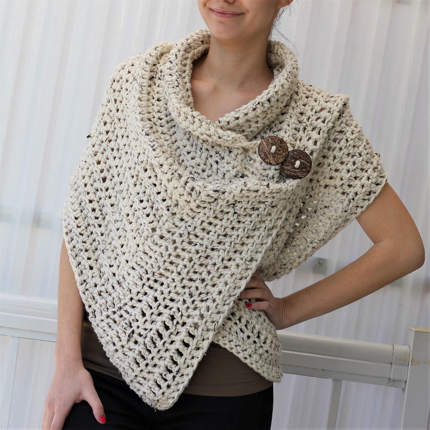AZALI Poncho crochet pattern