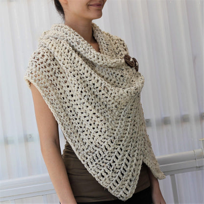Easy Crochet pattern, Beginner crochet, Patron crochet, AZALI Crochet Wrap PDF, Crochet Poncho, Crochet Scarf all seasons, bulky/medium yarn image 3