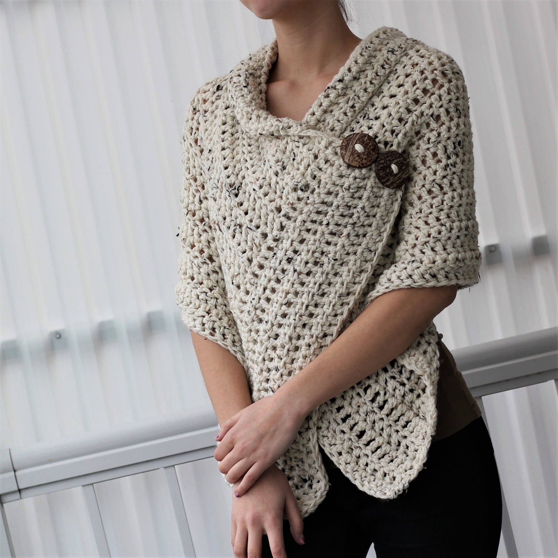 AZALI Poncho crochet pattern