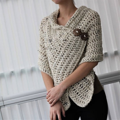 Crochet pattern, Women crochet pattern, Crochet wrap pattern, Patron de crochet, Azali Crochet Wrap PDF, Crochet Poncho PDF, Crochet Scarf image 2