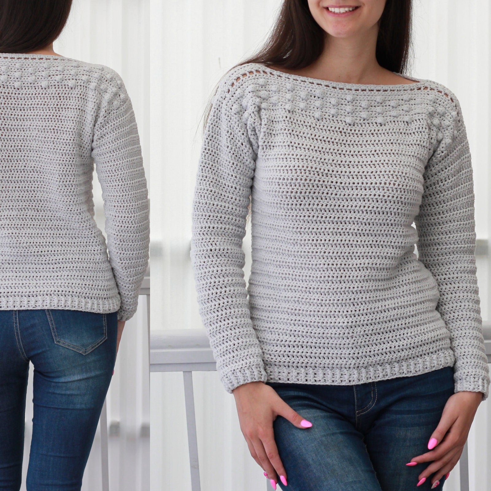 VIVIAN Sweater crochet pattern