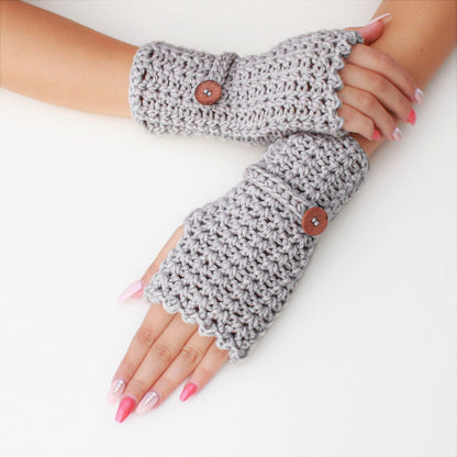 DAHLIA Fingerless Gloves crochet pattern