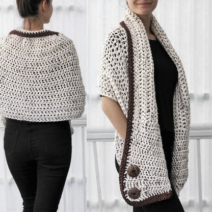 DARLEE Poncho crochet pattern