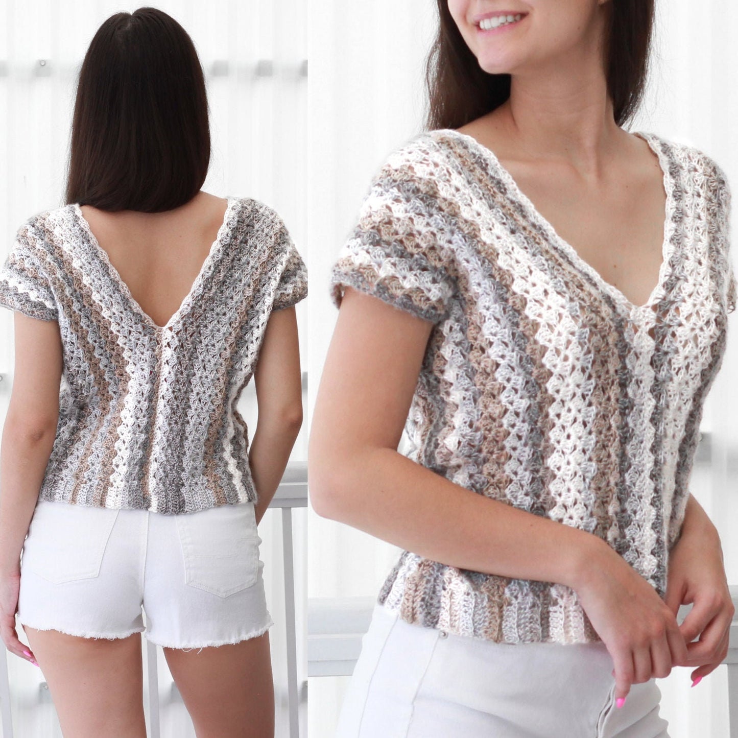 AMANDA Top crochet pattern