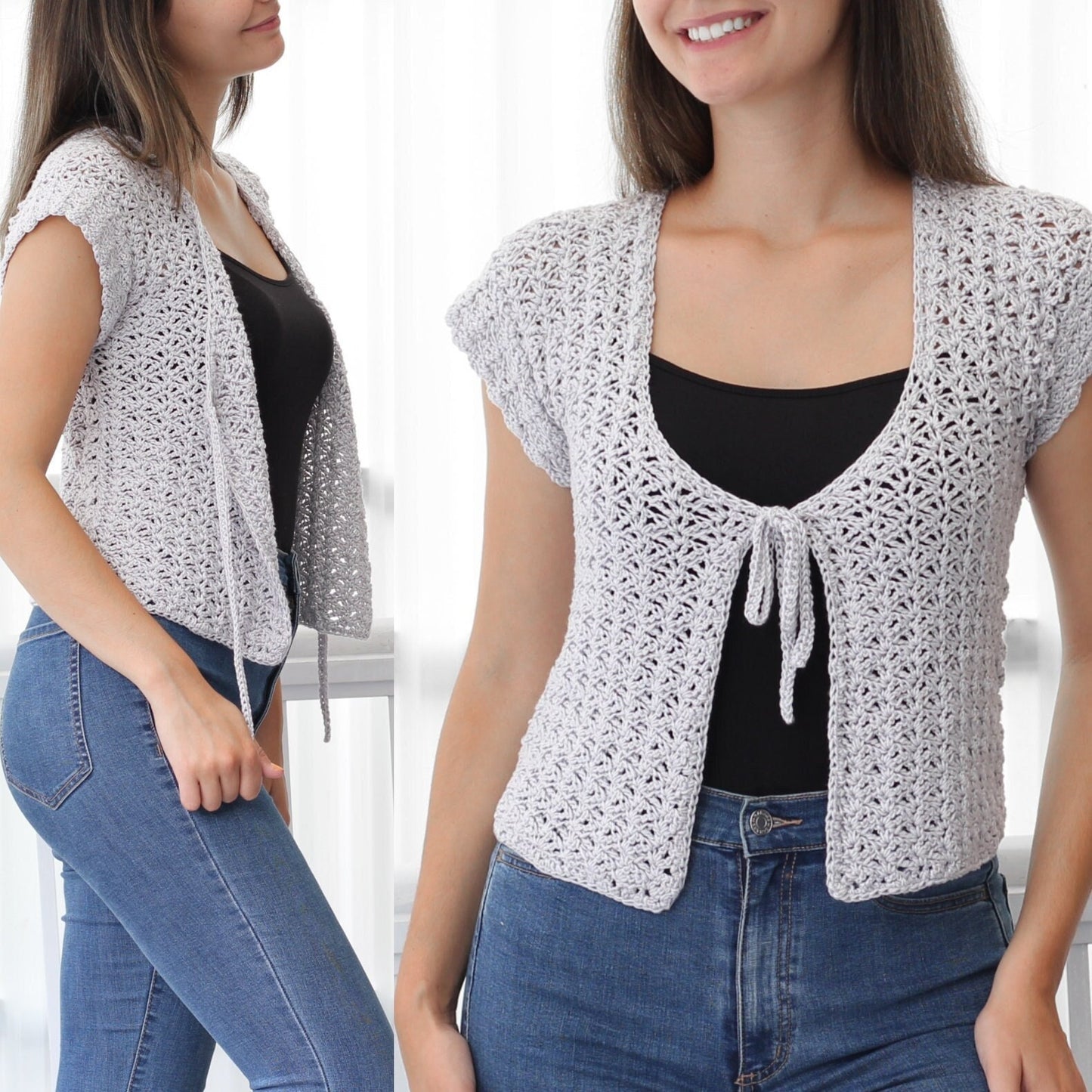 AVA Cardigan crochet pattern