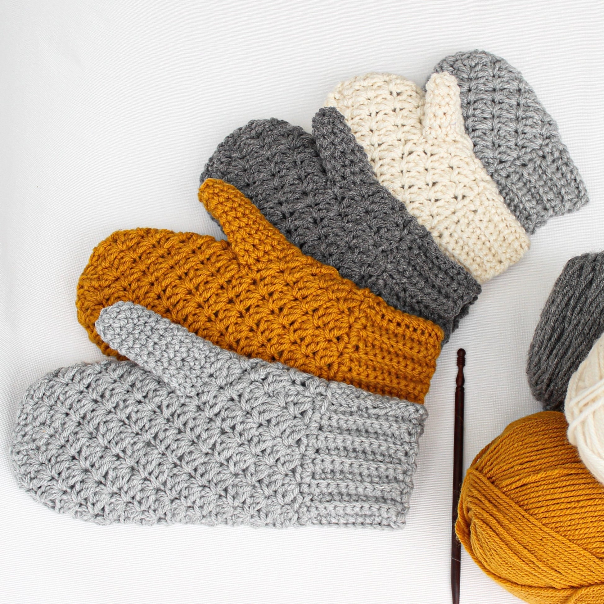 WILLOW Mittens crochet pattern