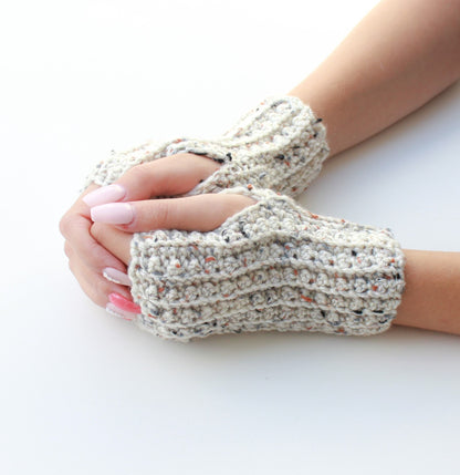 Crochet pattern- LAYLA Crochet fingerless gloves pattern-Women crochet pattern-Wrist Warmers pattern-Fingerless Mitts Pattern PDF Size S-M-L image 4