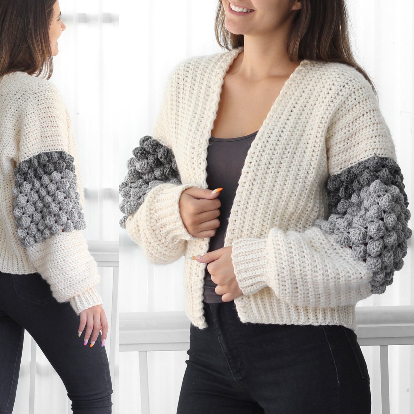 NAOMI Cardigan crochet pattern