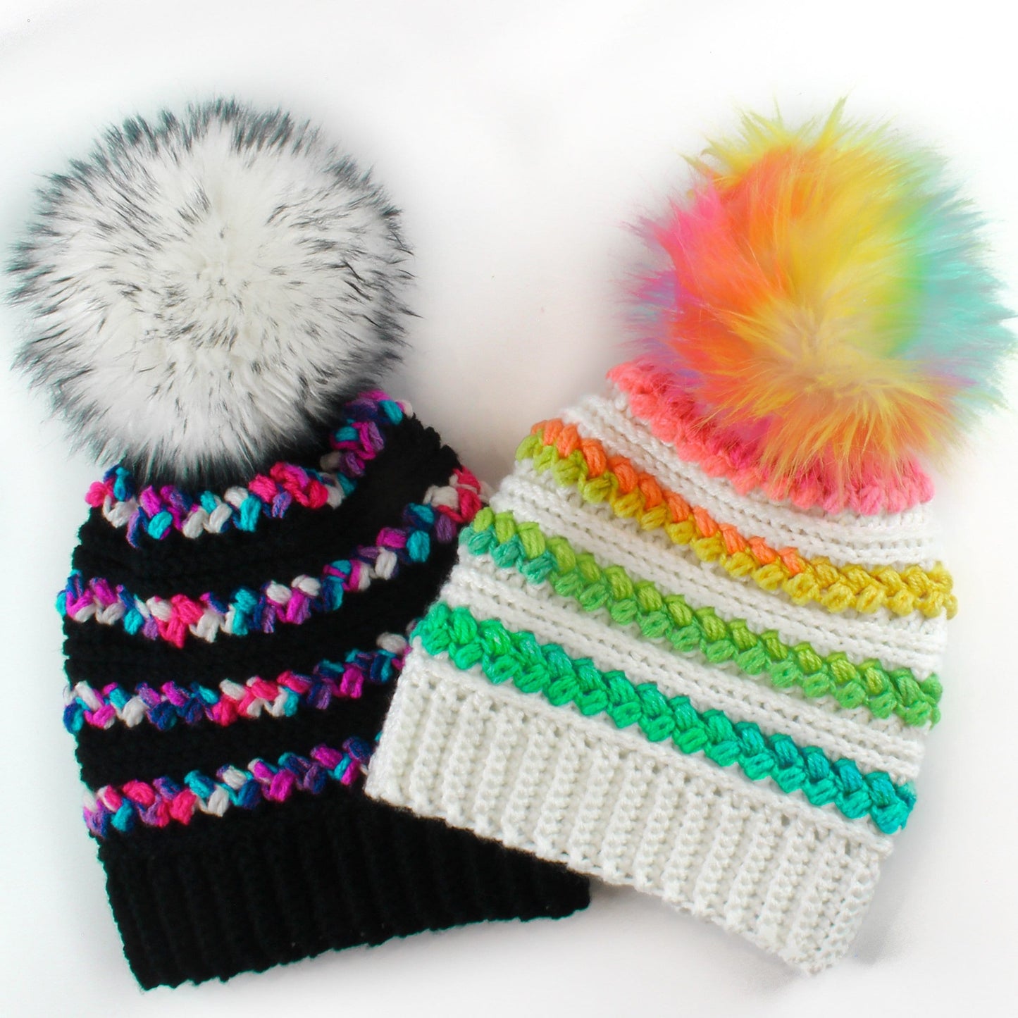 Easy Crochet pattern-Crochet hat–MADISON Beanie Hat Pattern-Crochet hat pattern PDF-Crochet beanie Pom Pom (Toddler-Child–Teen- Adult sizes) image 7