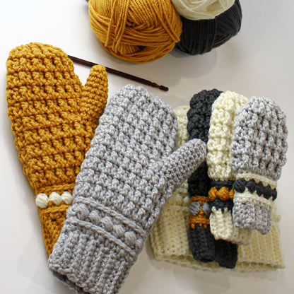 Crochet pattern- MAYA -5 sizes Crochet mittens pattern- crochet mitten pattern-Toddler crochet mittens- Child crochet Mitten- Women mittens image 2