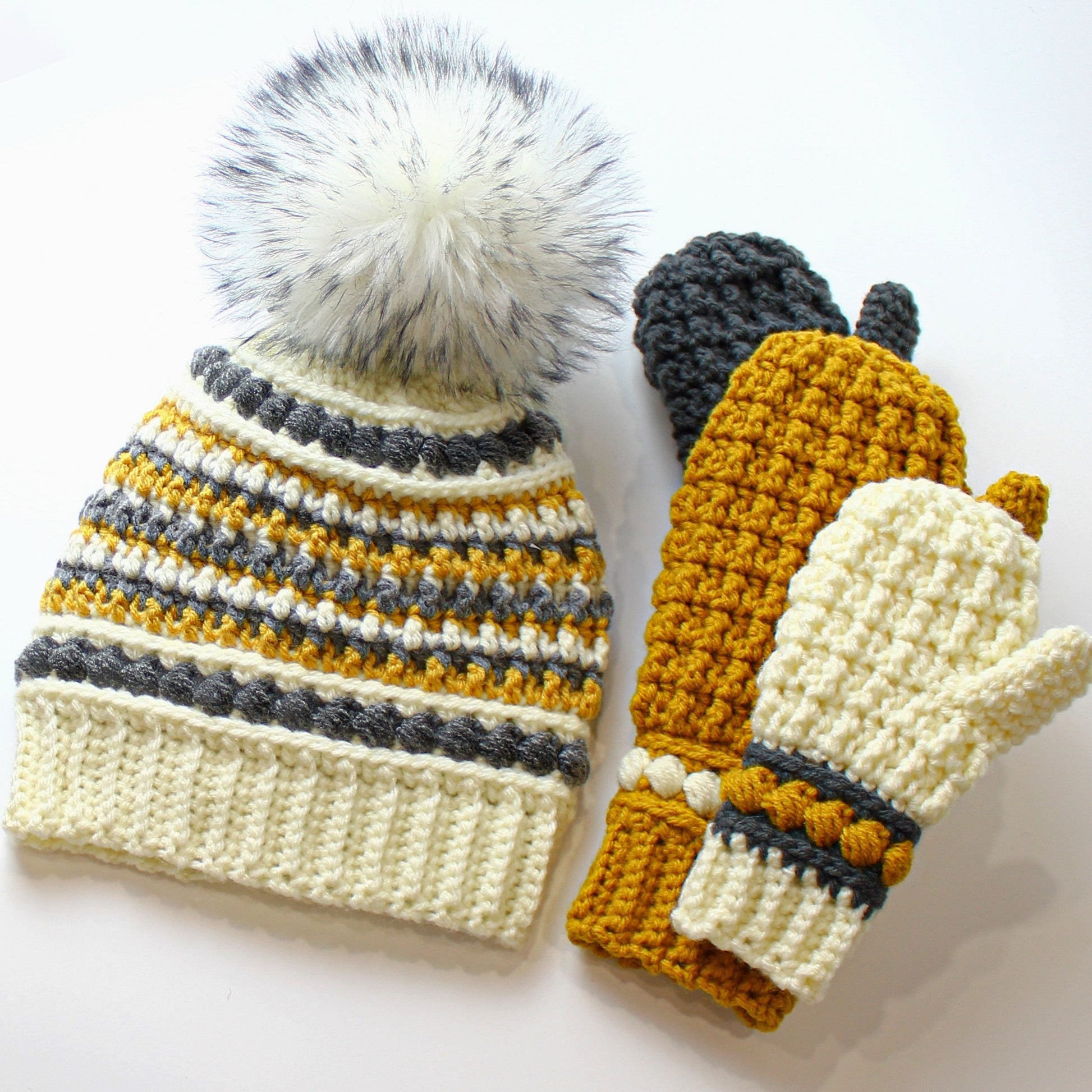 Crochet pattern- MAYA -5 sizes Crochet mittens pattern- crochet mitten pattern-Toddler crochet mittens- Child crochet Mitten- Women mittens image 10