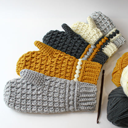 MAYA Mittens crochet pattern