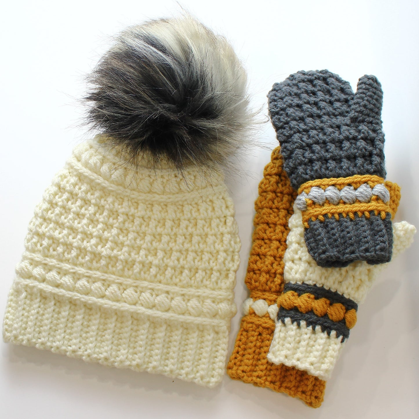 Crochet pattern- MAYA -5 sizes Crochet mittens pattern- crochet mitten pattern-Toddler crochet mittens- Child crochet Mitten- Women mittens image 8