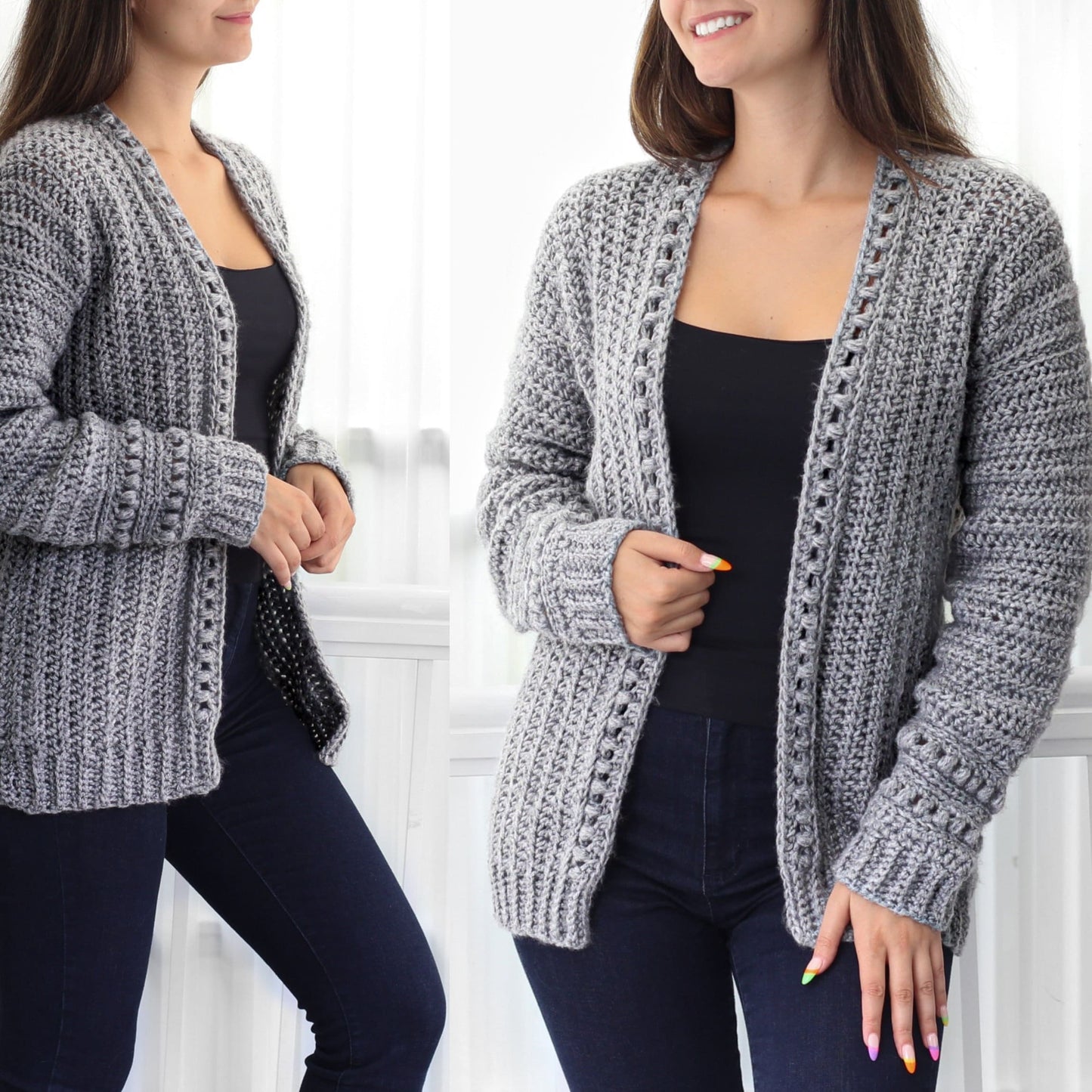 ANDREA Cardigan crochet pattern