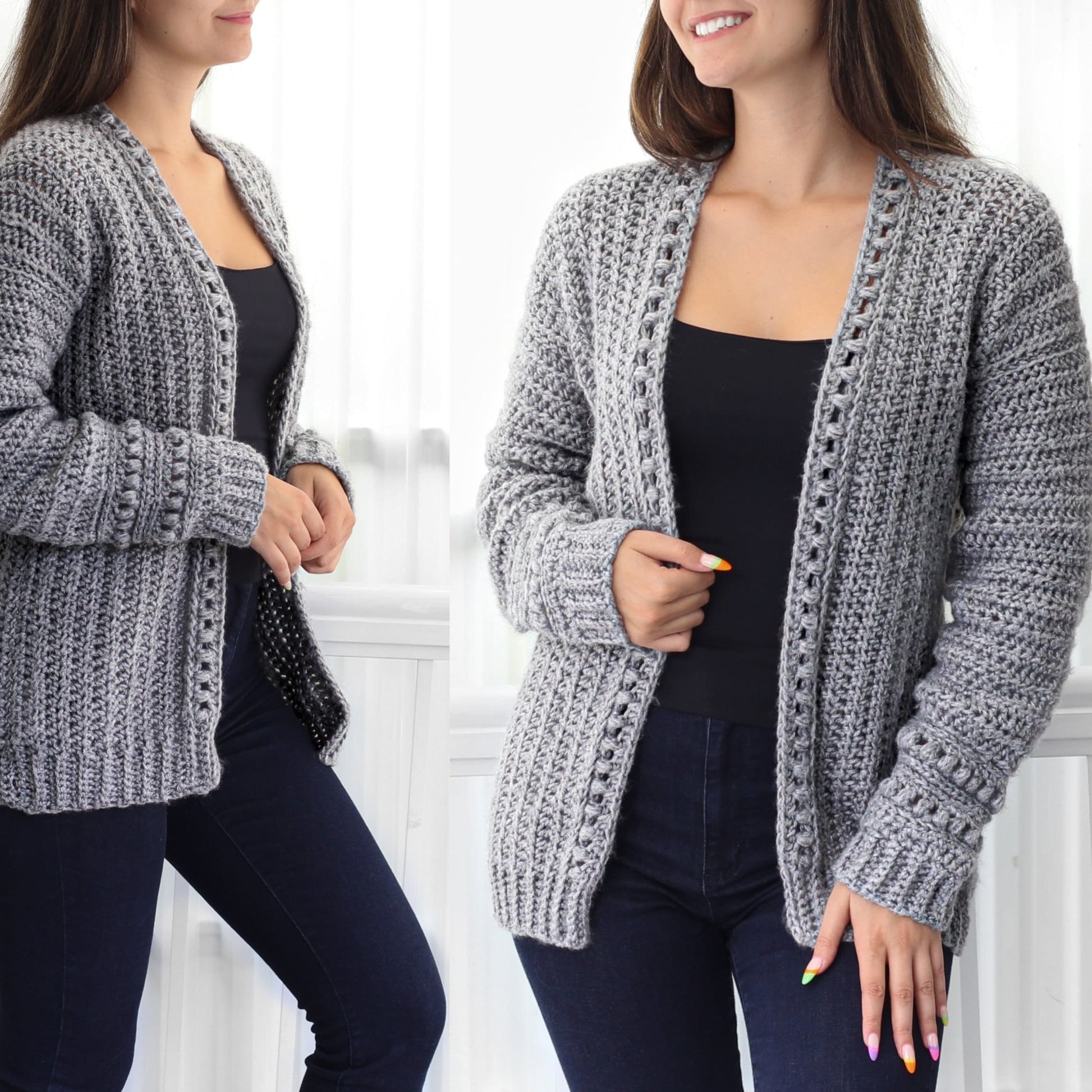 ANDREA Cardigan crochet pattern