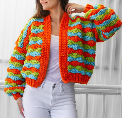 DAPHNE Cardigan crochet pattern