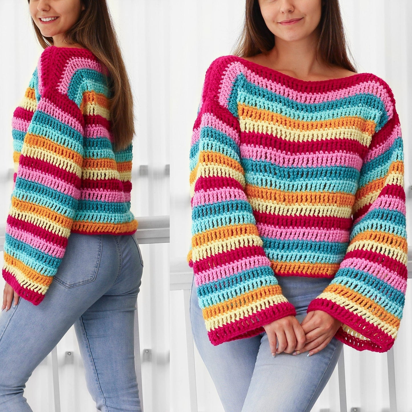 IRIS Sweater crochet pattern
