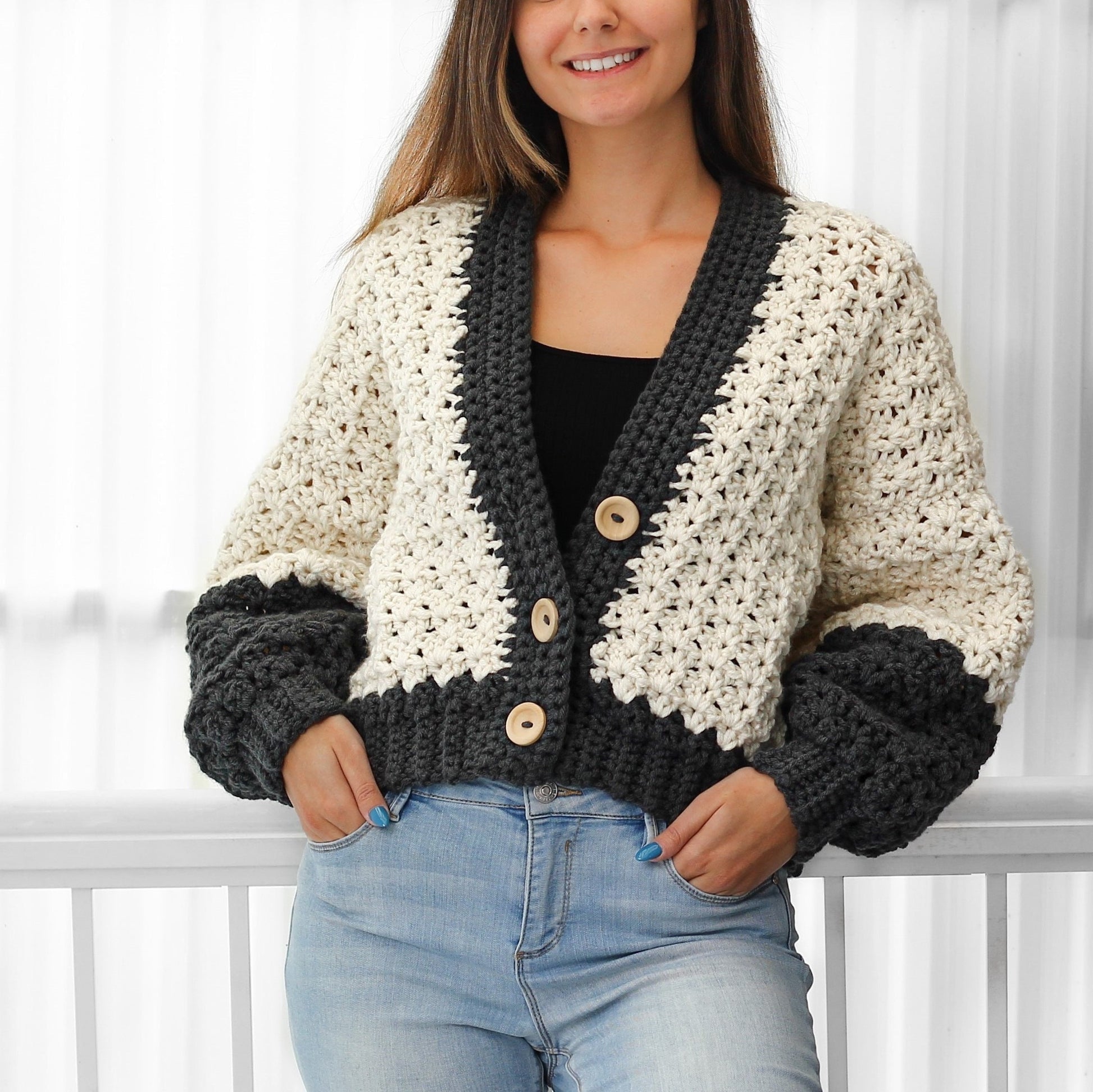 ADDISON Cardigan crochet pattern