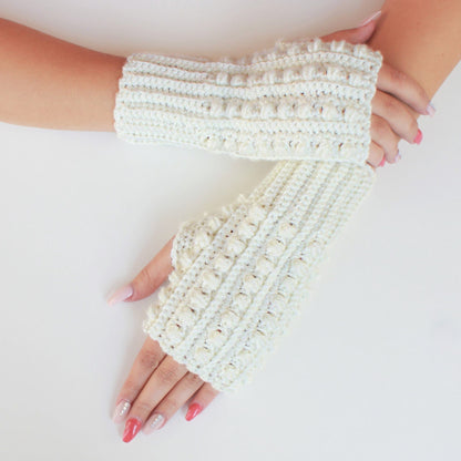 PEARL Fingerless Gloves crochet pattern