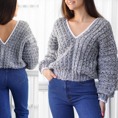 ELEANOR Sweater crochet pattern