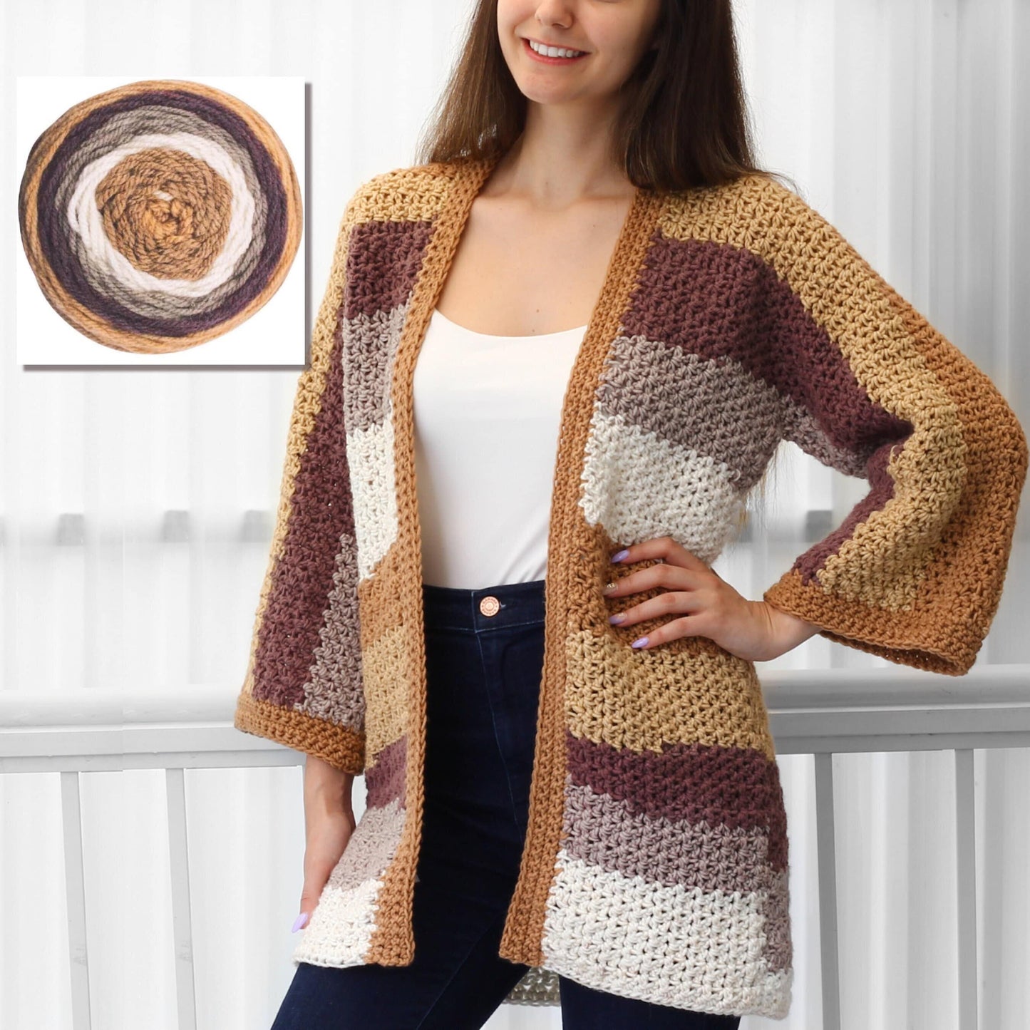 CHLOE Cardigan crochet pattern