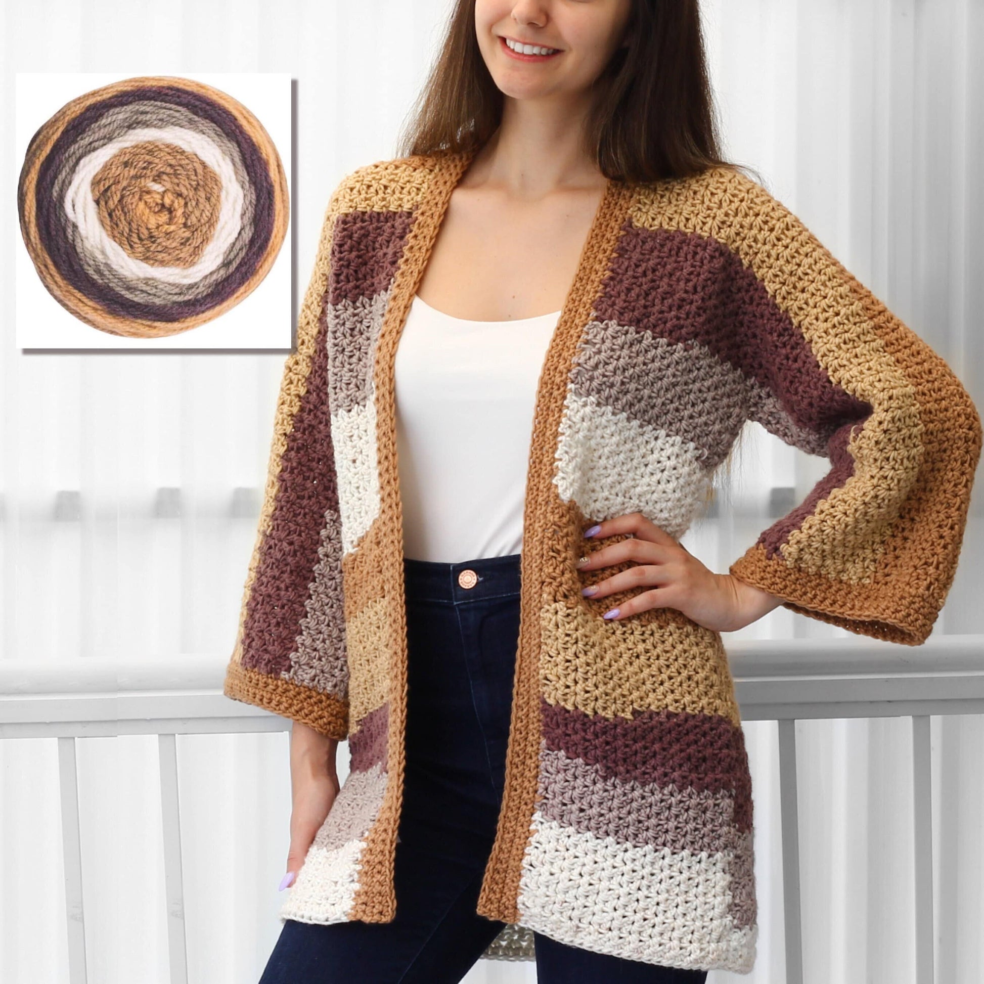 CHLOE Cardigan crochet pattern