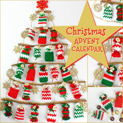 Merry Christmas Advent Calendar crochet pattern