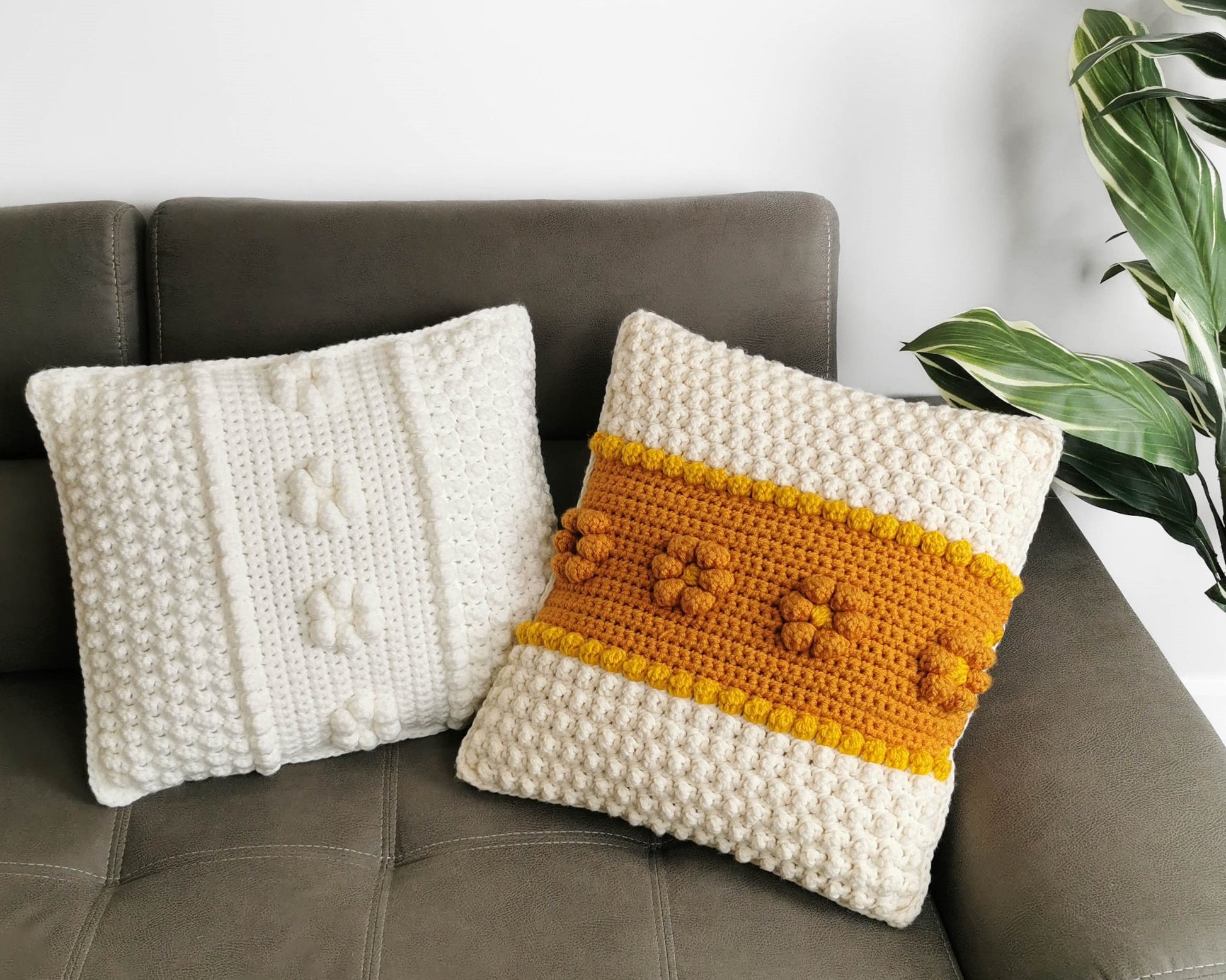 FLORA Pillow crochet pattern