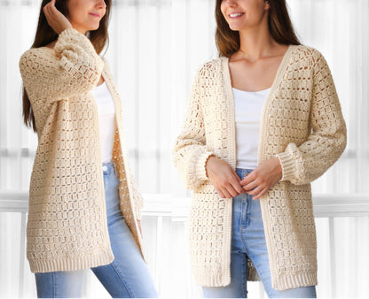 ELLA Cardigan crochet pattern