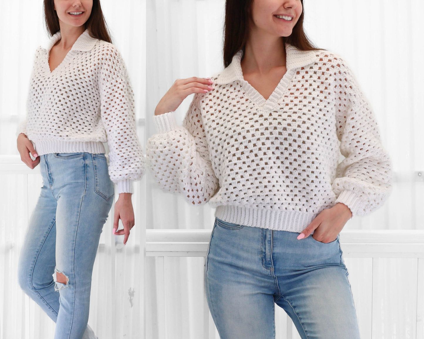 ADELINE Sweater crochet pattern