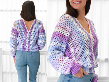 MILLIE Sweater crochet pattern