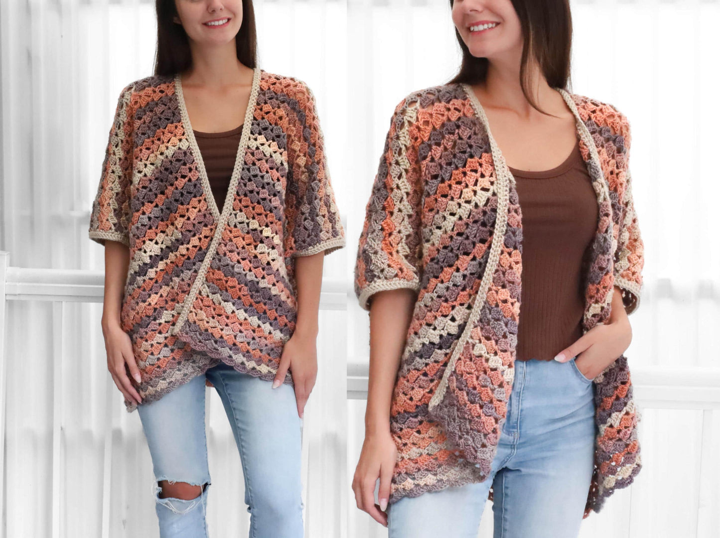 SARAH Cardigan crochet pattern