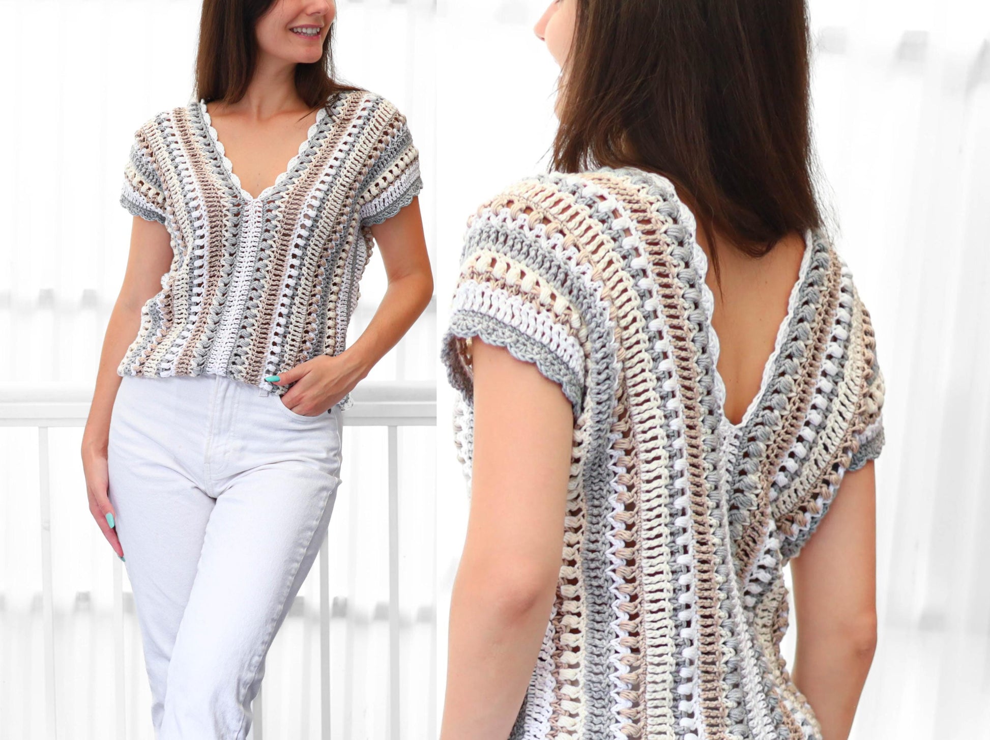 ALYSSA Top crochet pattern