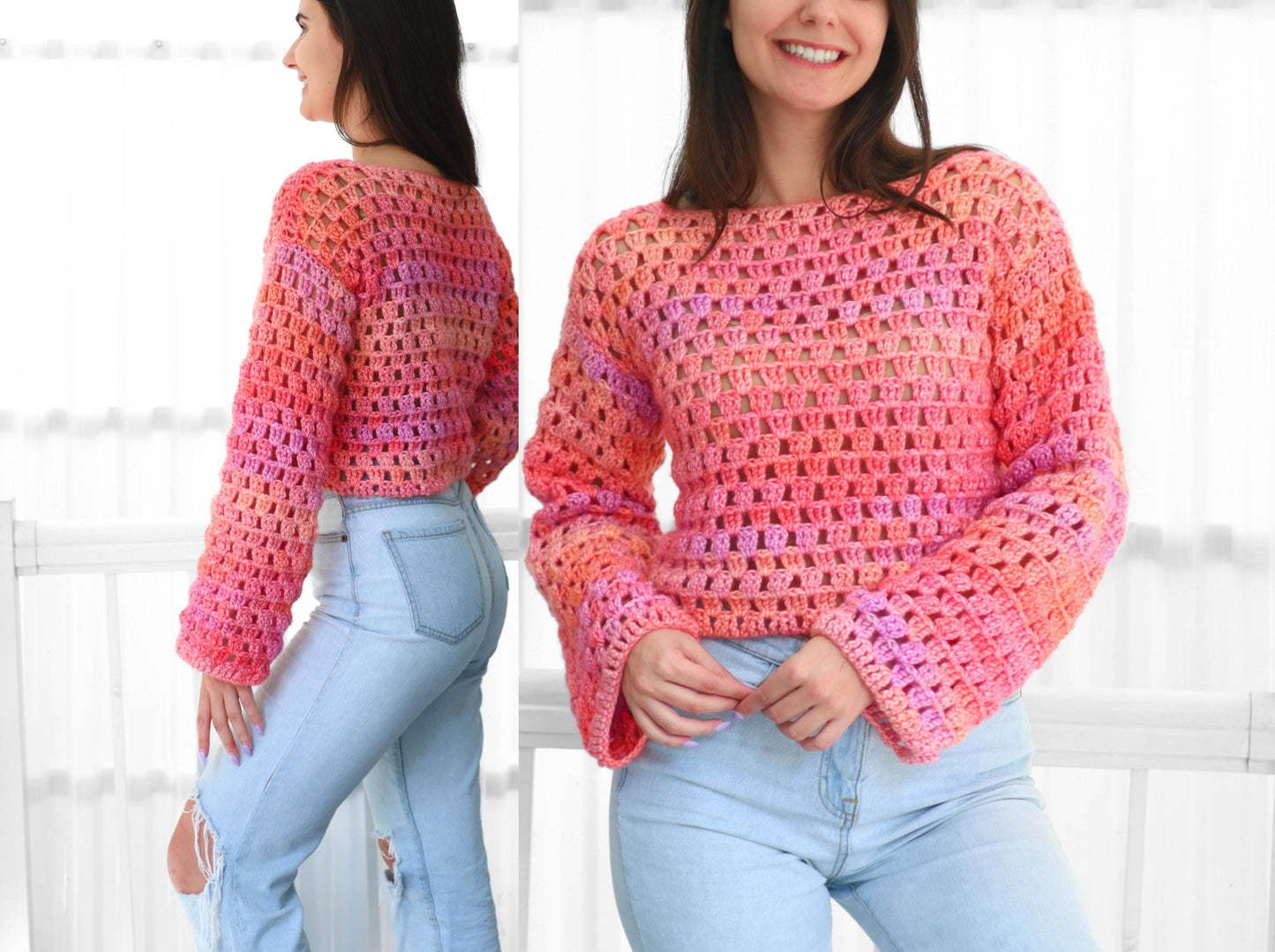 LAINEY Sweater crochet pattern