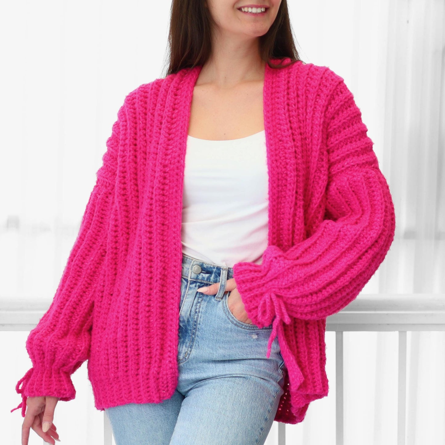 HALLIE Cardigan crochet pattern