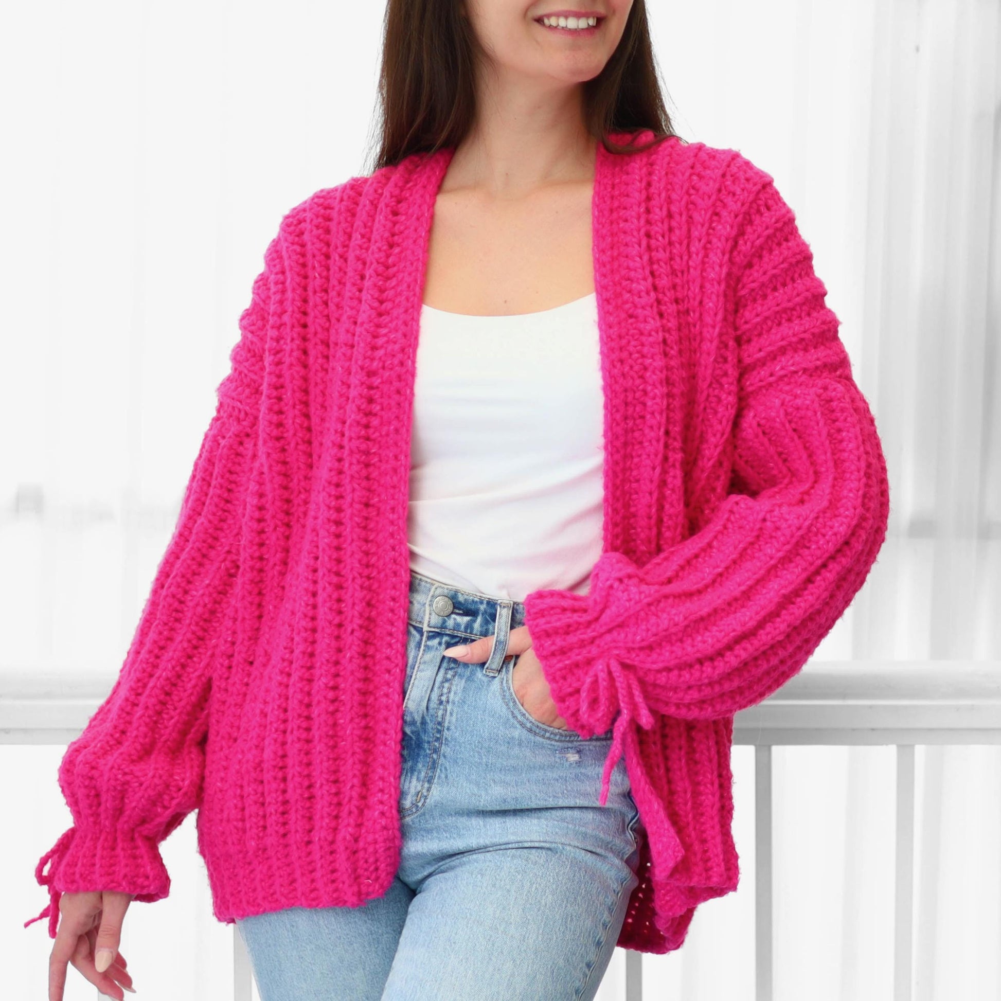 HALLIE Cardigan crochet pattern